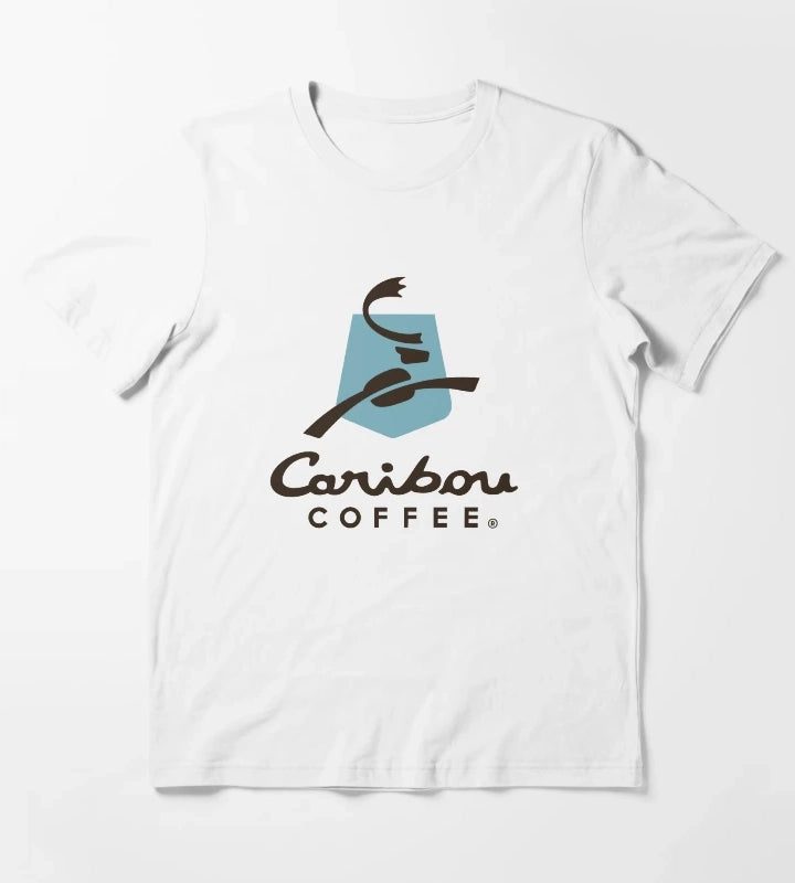 Caribou Coffee Cafe T-Shirt White