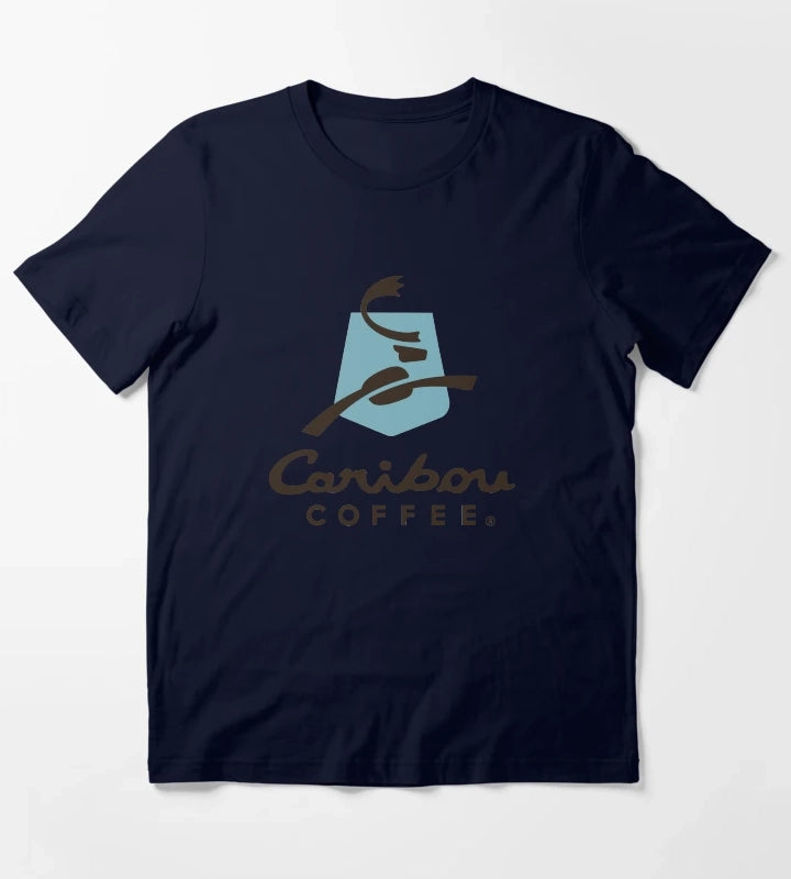 Caribou Coffee Cafe T-Shirt Navy