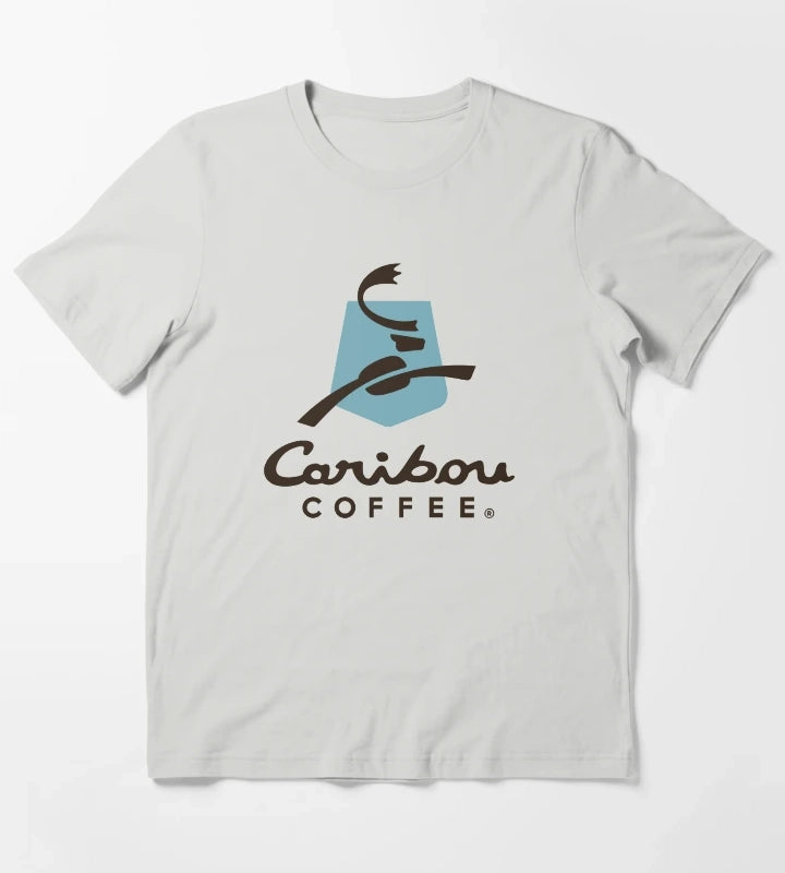 Caribou Coffee T-Shirt Light Grey