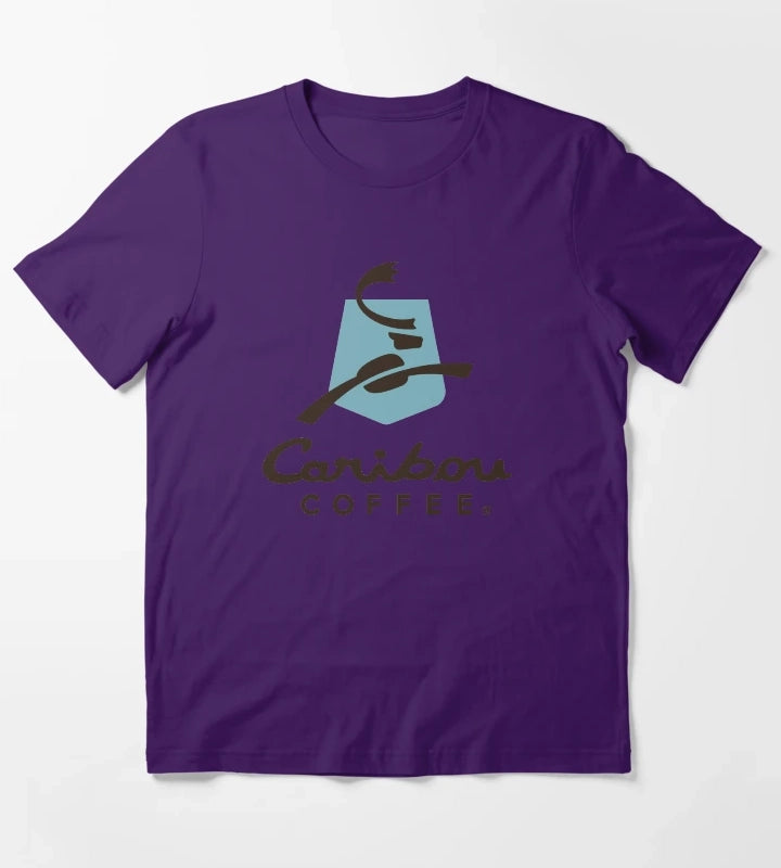 Caribou Coffee T-Shirt Purple