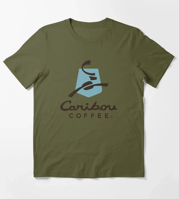 Caribou Coffee T-Shirt Olive Green