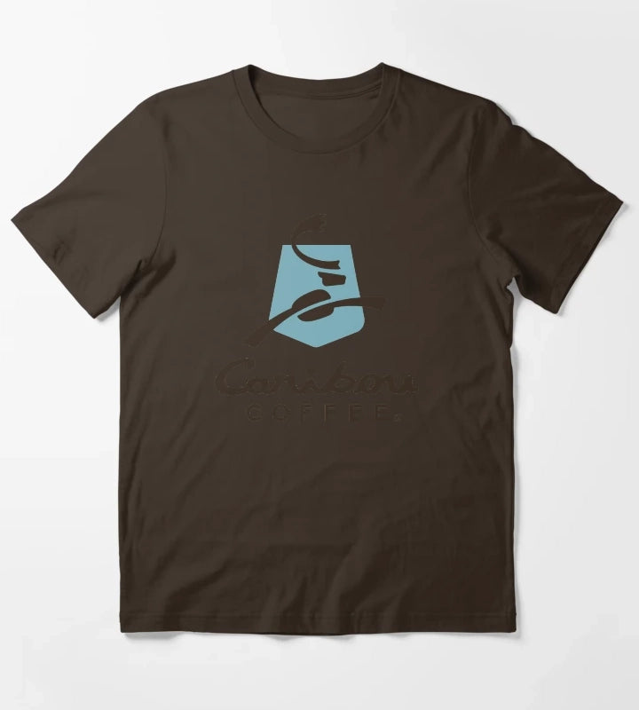 Caribou Coffee T-Shirt Brown