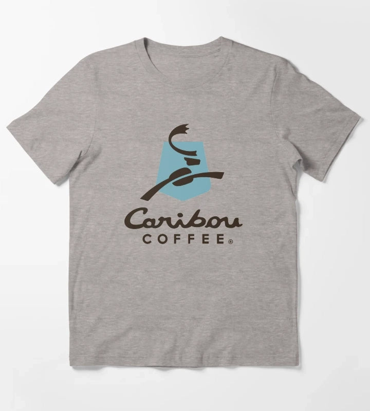 Caribou Coffee T-Shirt Heather Grey