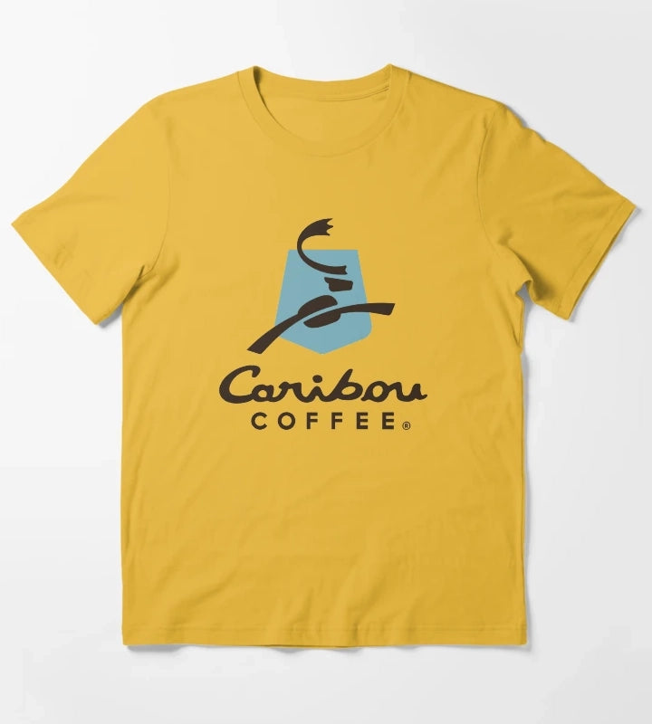 Caribou Coffee T-Shirt Yellow