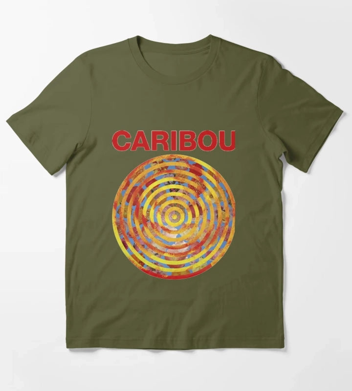 Caribou T-Shirt Olive Green