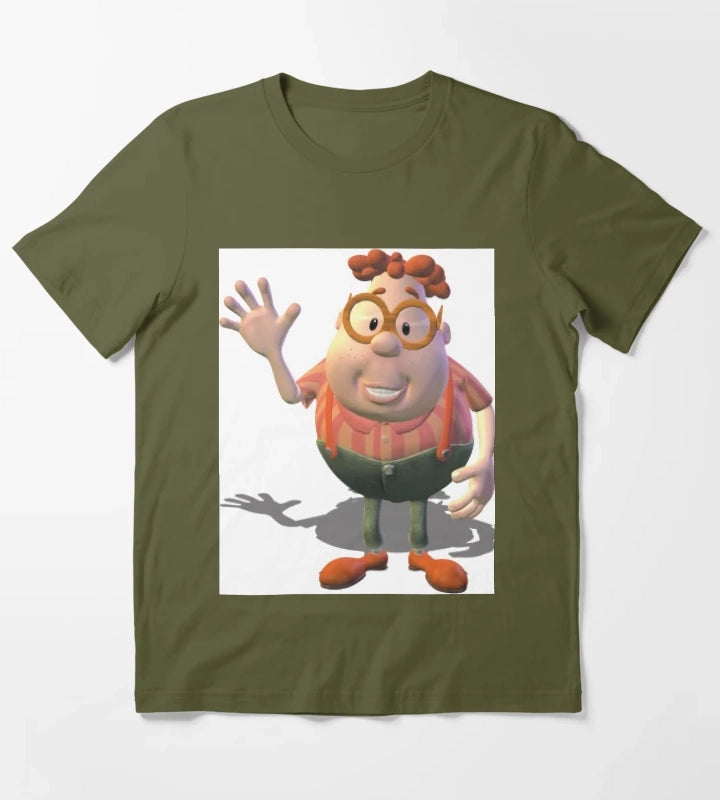 Carl Whezer T-Shirt Olive Green