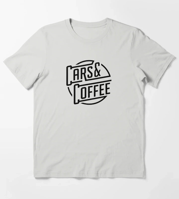 Cars And Coffee T-Shirt Light Grey