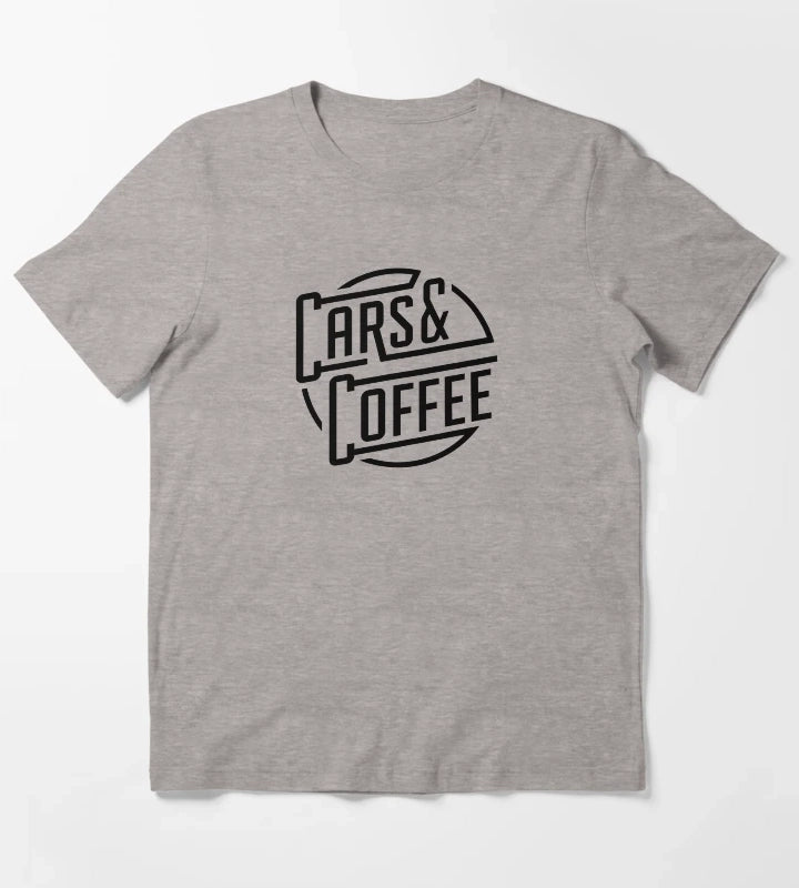 Cars And Coffee T-Shirt Heather Grey