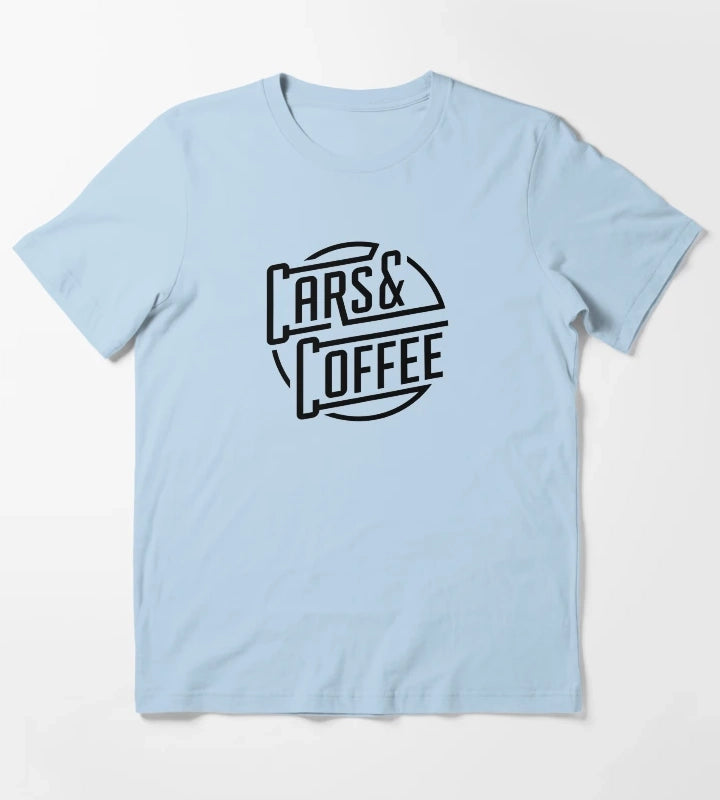 Cars And Coffee T-Shirt Sky Blue