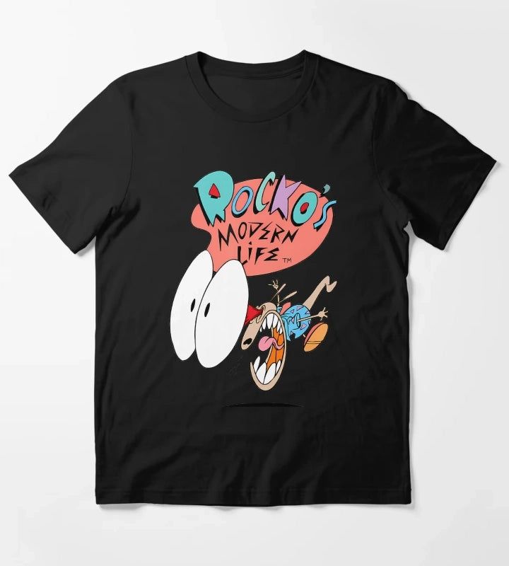 Cartoon Character Shocked Expression T-Shirt