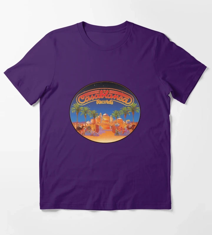 Casablanca Records T-Shirt Purple