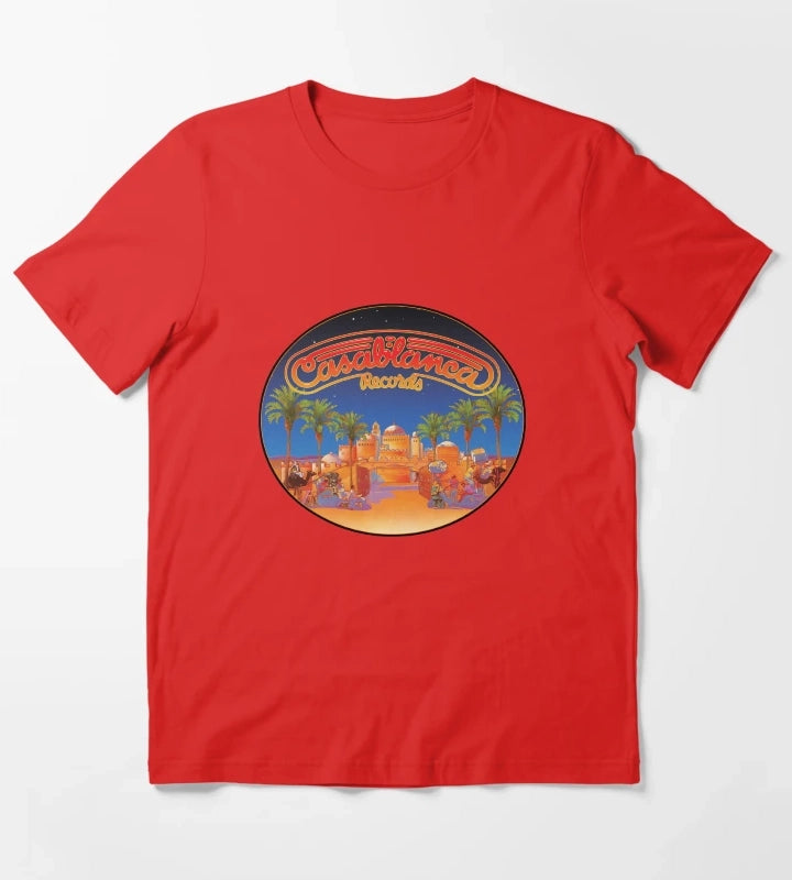 Casablanca Records T-Shirt Red