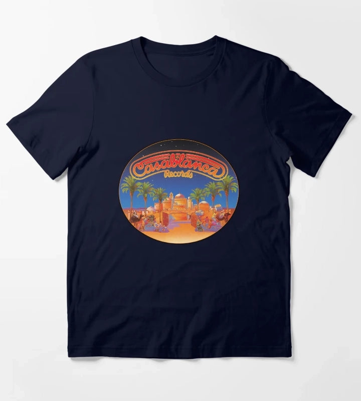 Casablanca Records T-Shirt Navy