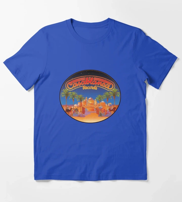 Casablanca Records T-Shirt Blue