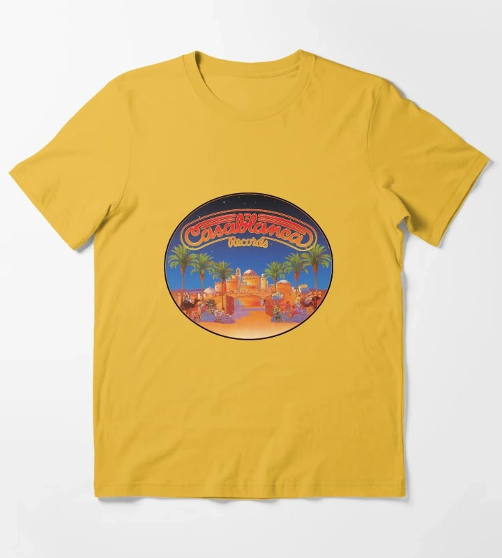 Casablanca Records T-Shirt Yellow
