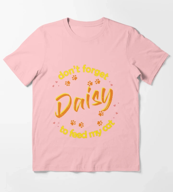 Cat Daisy T-Shirt Dark Grey
