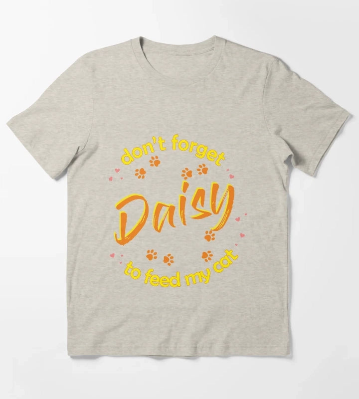 Cat Daisy T-Shirt Cream