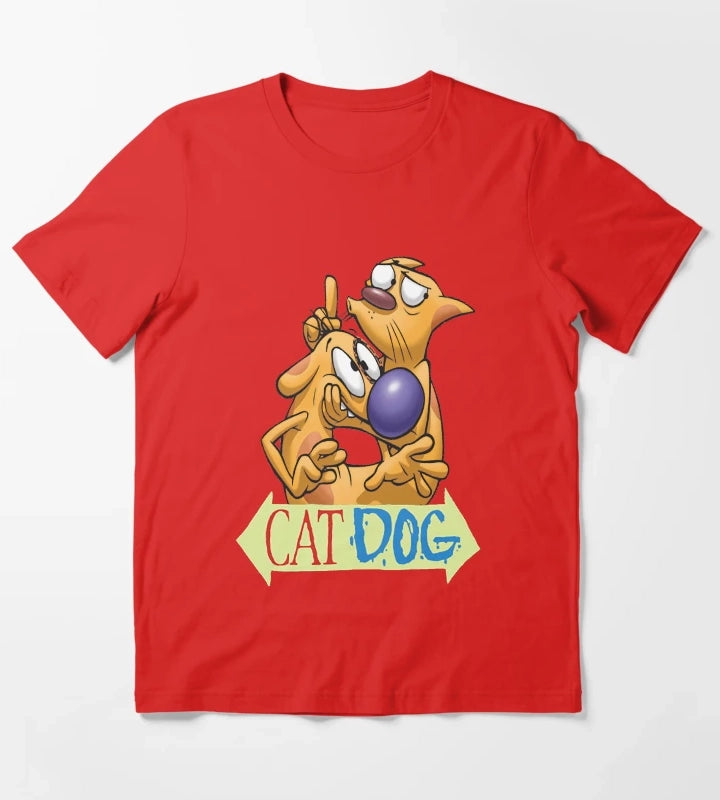 Catdog logo essential t shirt T-Shirt Red