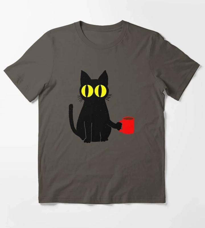 Catfeine T-Shirt Dark Grey