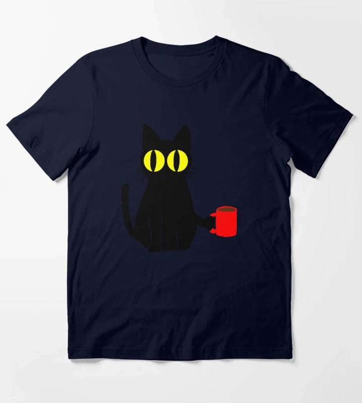 Catfeine T-Shirt Navy