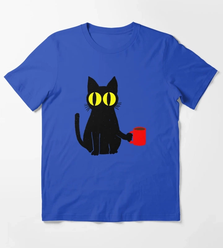Catfeine T-Shirt Blue