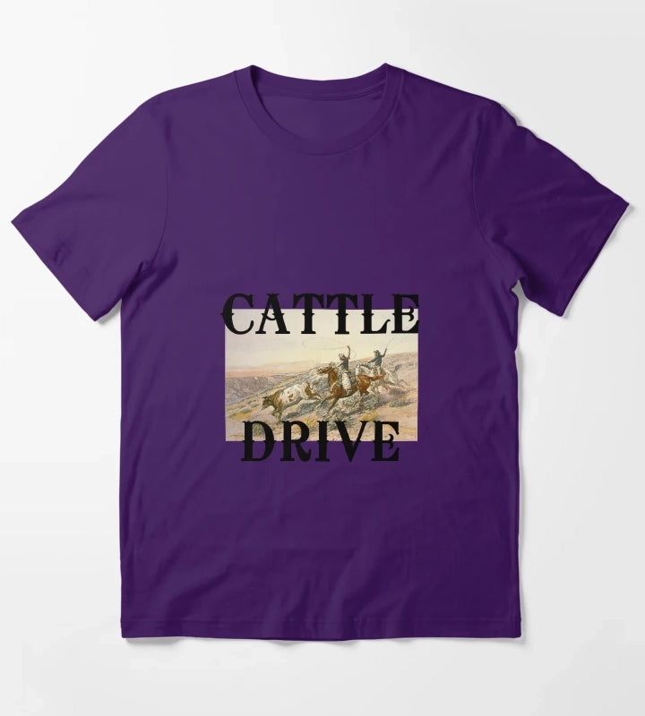 Cattle Drive T-Shirt Purple