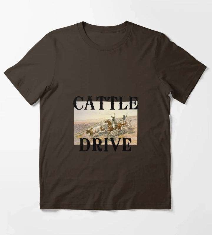 Cattle Drive T-Shirt Brown