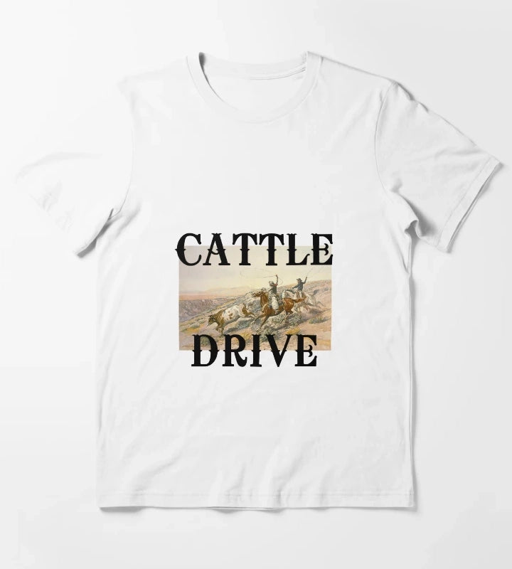 Cattle Drive T-Shirt White