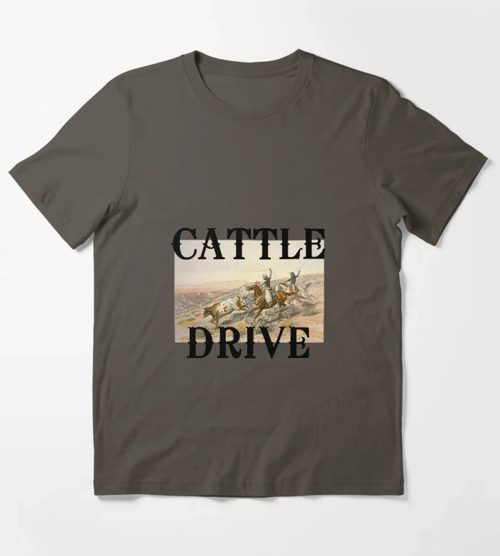 Cattle Drive T-Shirt Dark Grey