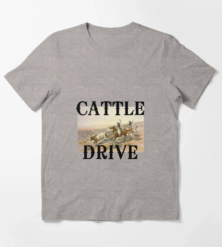 Cattle Drive T-Shirt Heather Grey