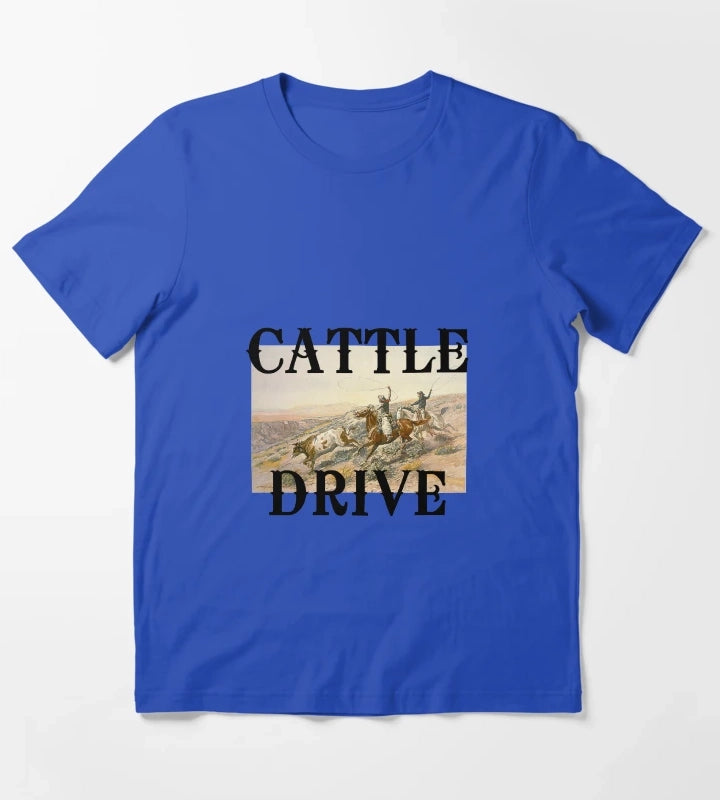 Cattle Drive T-Shirt Blue