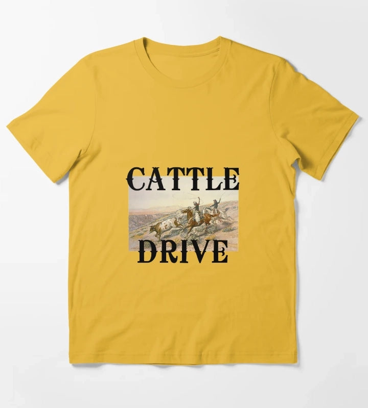 Cattle Drive T-Shirt Yellow