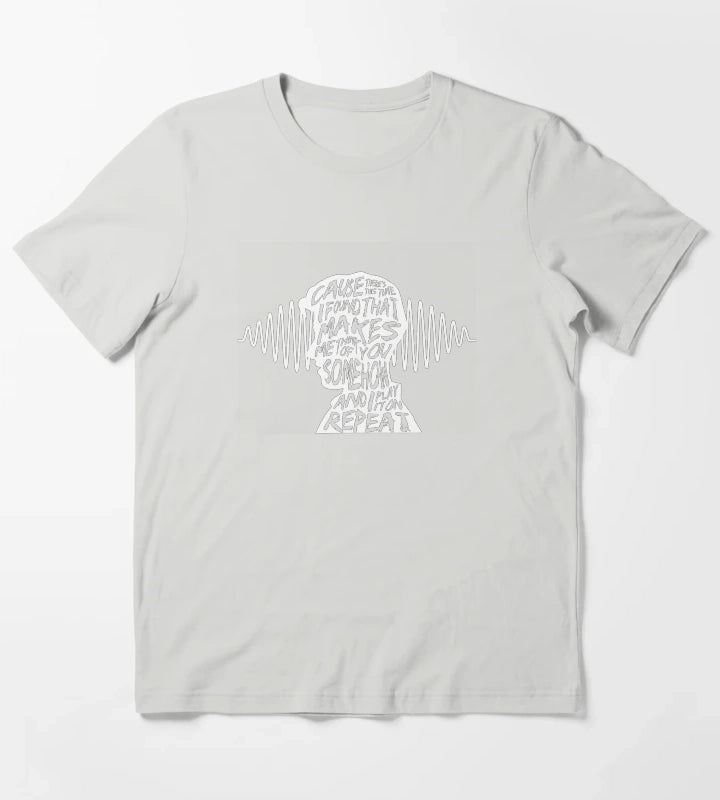 Cause Make Me Happy T-Shirt Light Grey