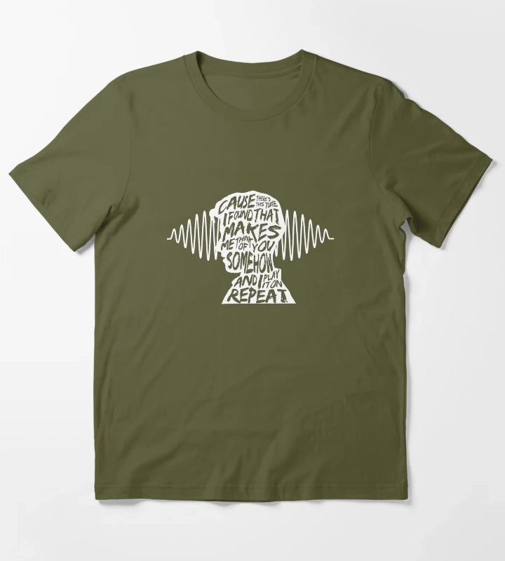 Cause Make Me Happy T-Shirt Olive Green