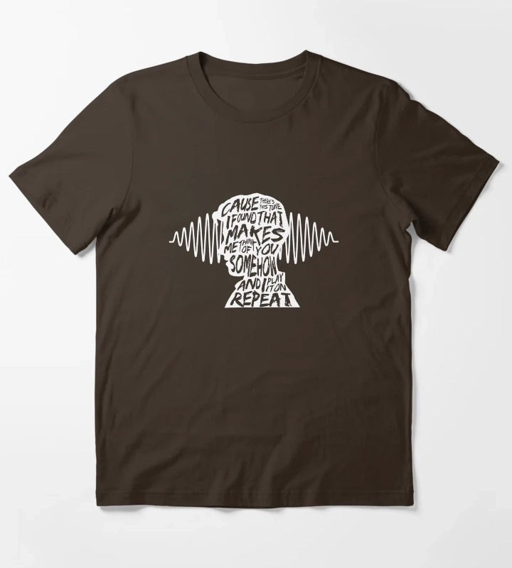 Cause Make Me Happy T-Shirt Brown