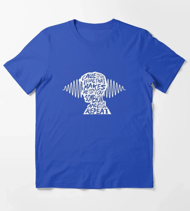 Cause Make Me Happy T-Shirt Blue