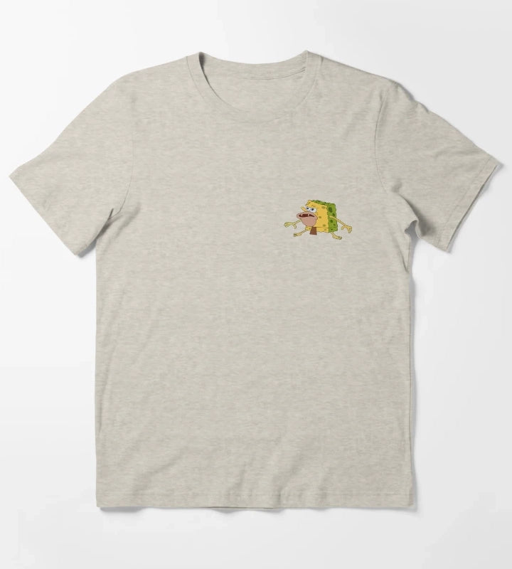 Caveman Spongebob T-Shirt Cream