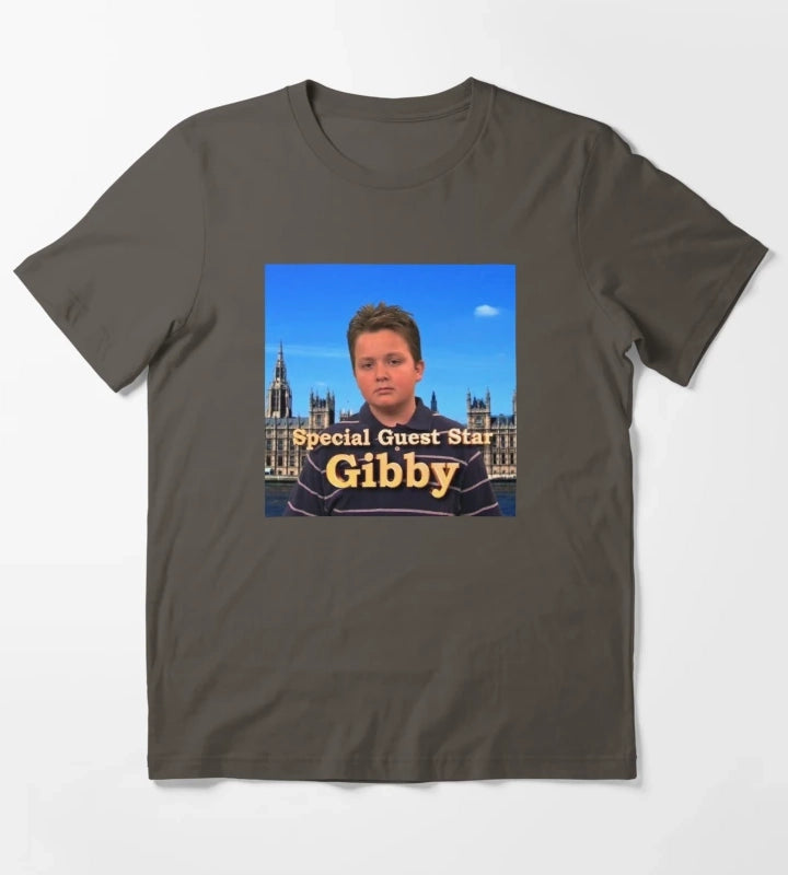Celebrity Gibby iCarly T-Shirt Dark Grey