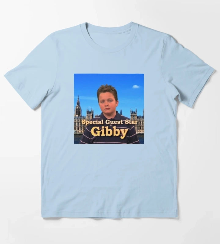 Celebrity Gibby iCarly T-Shirt Sky Blue