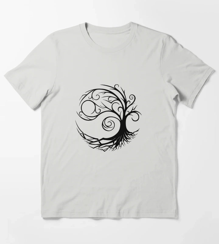 Celtic Tree of Life Ireland T-Shirt Light Grey
