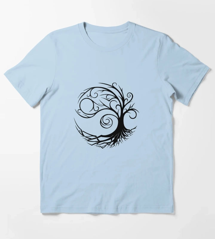 Celtic Tree of Life Ireland T-Shirt Sky Blue