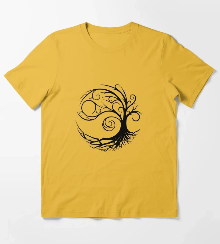 Celtic Tree of Life Ireland T-Shirt Yellow