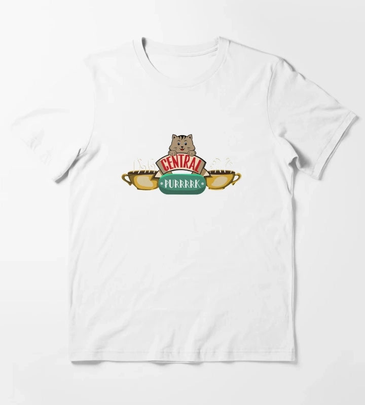 Central Purrrrk T-Shirt White