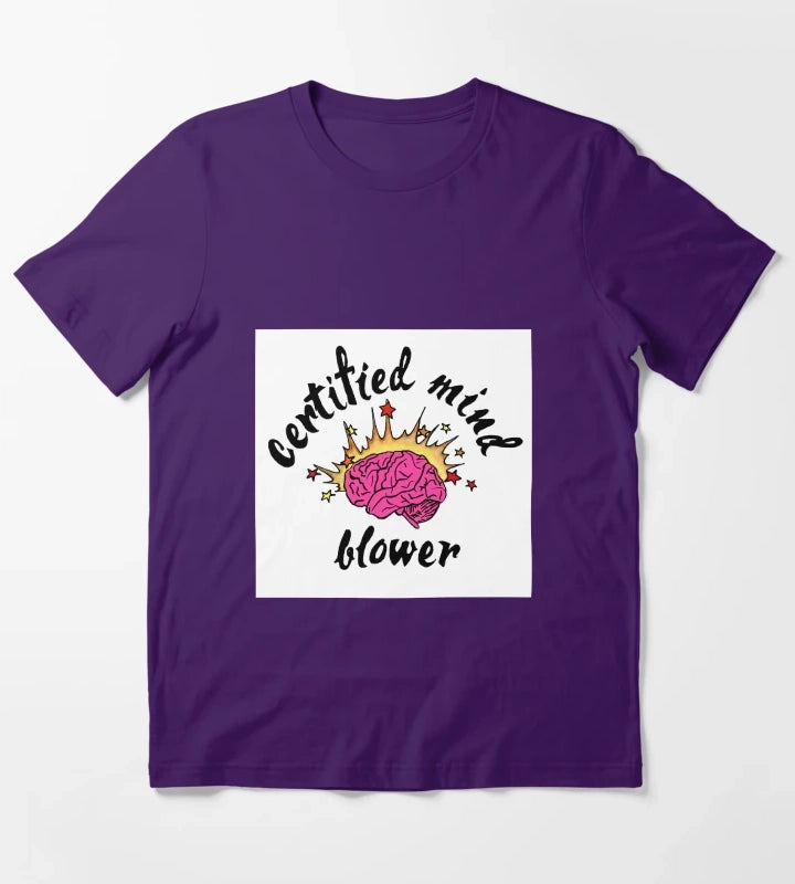 Certified Mind Blower T-Shirt Purple
