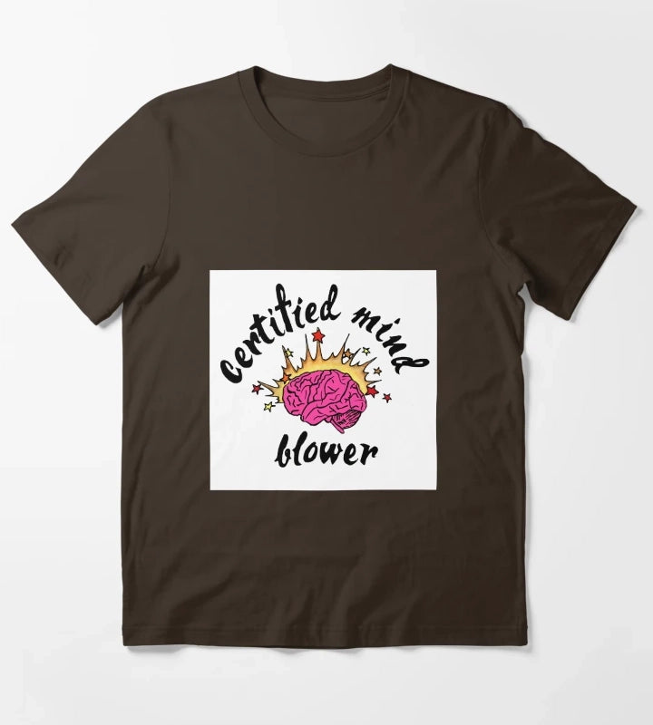 Certified Mind Blower T-Shirt Brown