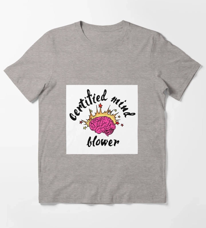 Certified Mind Blower T-Shirt Heather Grey
