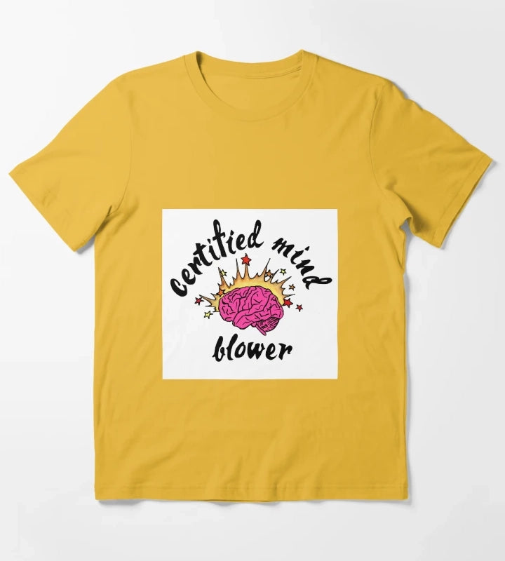 Certified Mind Blower T-Shirt Yellow