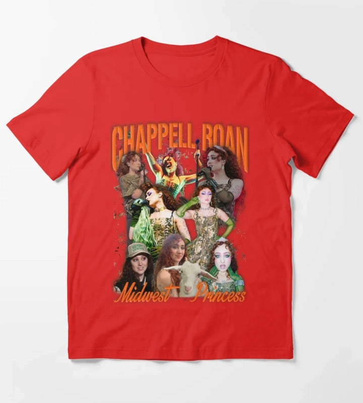 Chappell Roan Midwest Princess T-Shirt Red
