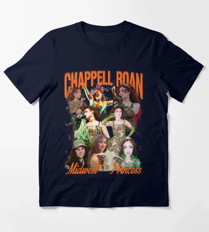 Chappell Roan Midwest Princess T-Shirt Navy