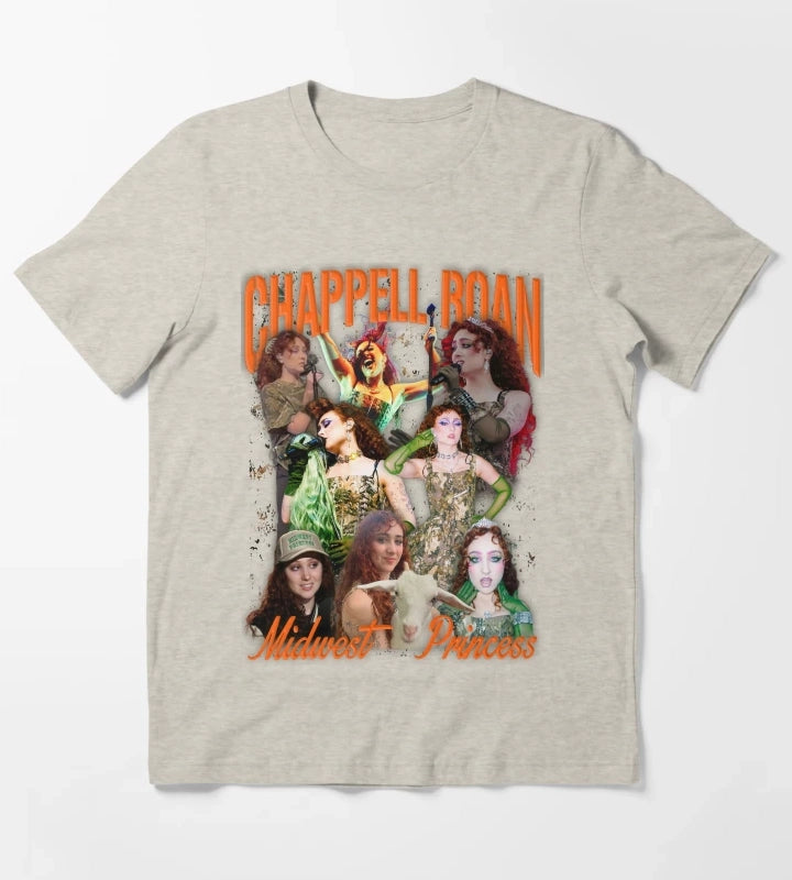Chappell Roan Midwest Princess T-Shirt Cream